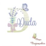 Matriz de Bordado - Nome Duda