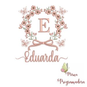 Matriz de Bordado Nome Eduarda