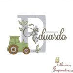 Matriz de Bordado Nome Eduardo