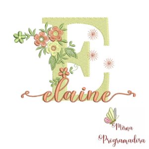 Matriz de Bordado - Nome Elaine