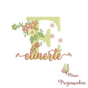 Matriz de Bordado - Nome Elinerte