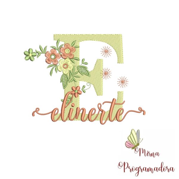 Matriz de Bordado - Nome Elinerte