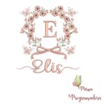 Matriz de Bordado Nome Elis