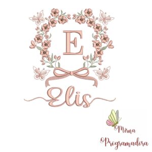 Matriz de Bordado Nome Elis