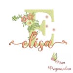Matriz de Bordado - Nome Elisa