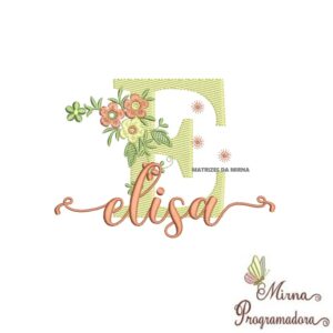 Matriz de Bordado - Nome Elisa