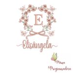 Matriz de Bordado Nome Elisângela