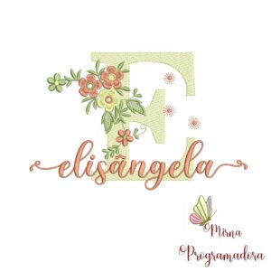 Matriz de Bordado - Nome Elisângela