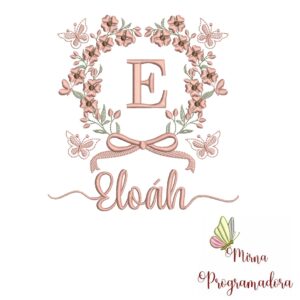 Matriz de Bordado Nome Eloáh
