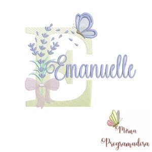 Matriz de Bordado - Nome Emanuelle