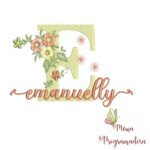 Matriz de Bordado - Nome Emanuelly