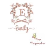 Matriz de Bordado Nome Emily