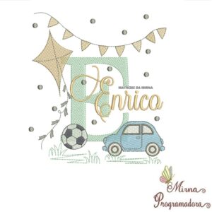 Matriz de Bordado Nome Enrico