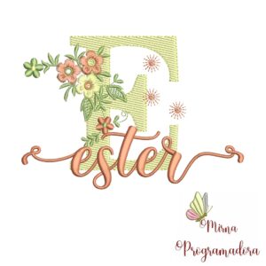 Matriz de Bordado - Nome Ester