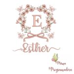 Matriz de Bordado Nome Esther