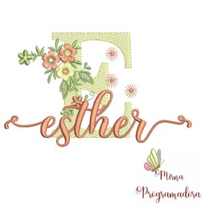 Matriz de Bordado - Nome Esther