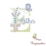 Matriz de Bordado - Nome Esther