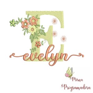 Matriz de Bordado - Nome Evelyn