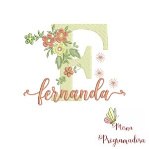 Matriz de Bordado - Nome Fernanda