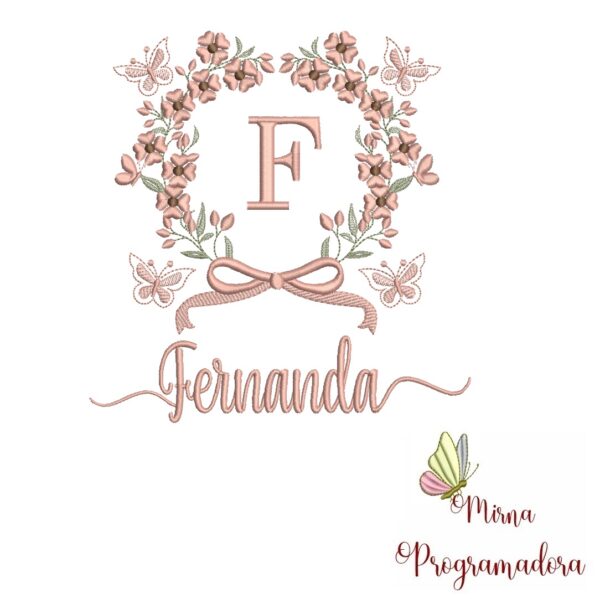Matriz de Bordado Nome Fernanda