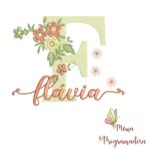 Matriz de Bordado - Nome Flávia