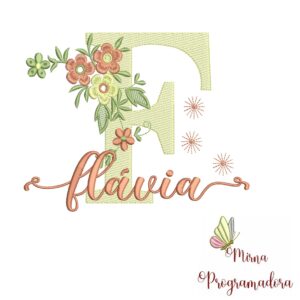 Matriz de Bordado - Nome Flávia