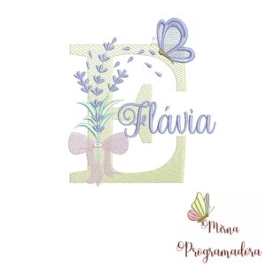 Matriz de Bordado - Nome Flávia