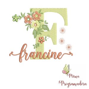 Matriz de Bordado - Nome Francine