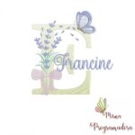 Matriz de Bordado - Nome Francine