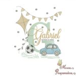 Matriz de Bordado Nome Gabriel