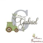 Matriz de Bordado Nome Gabriel
