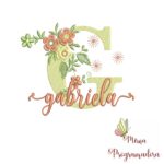 Matriz de Bordado - Nome Gabriela