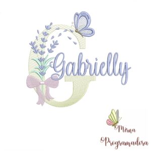 Matriz de Bordado - Nome Gabrielly