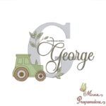Matriz de Bordado Nome George