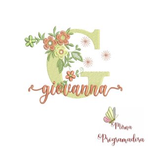 Matriz de Bordado - Nome Giovanna
