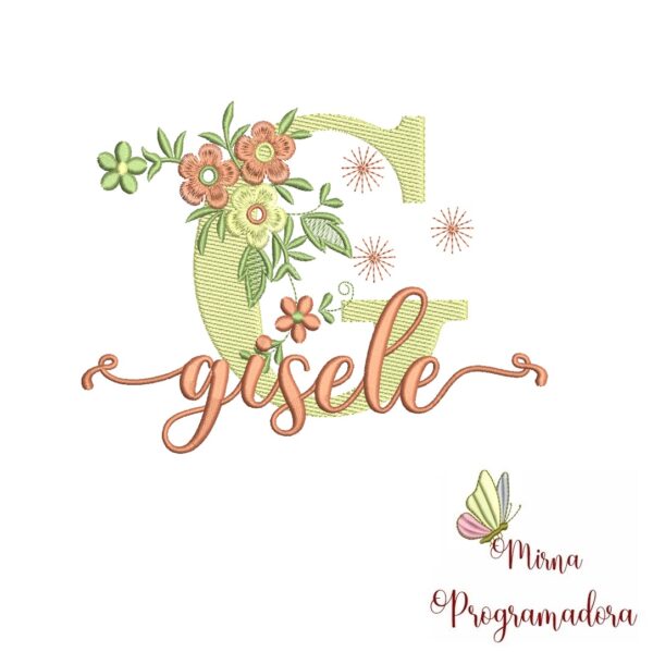 Matriz de Bordado - Nome Gisele