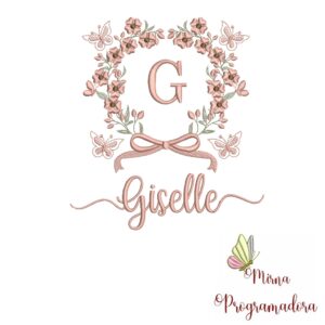 Matriz de Bordado Nome Giselle