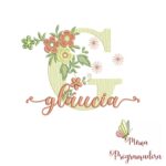 Matriz de Bordado - Nome Gláucia