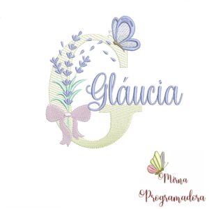 Matriz de Bordado - Nome Gláucia