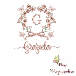 Matriz de Bordado Nome Graziela