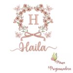 Matriz de Bordado Nome Haila