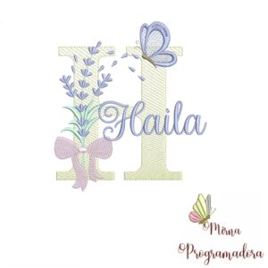 Matriz de Bordado - Nome Haila