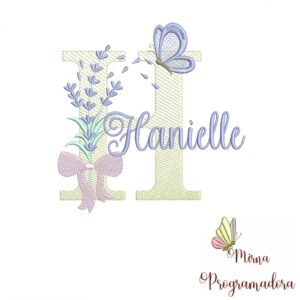 Matriz de Bordado - Nome Hanielle