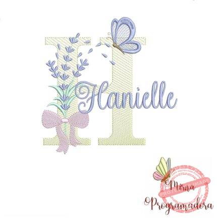 Matriz de Bordado - Nome Hanielle