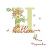 Matriz de Bordado - Nome Hellen