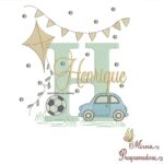 Matriz de Bordado Nome Henrique