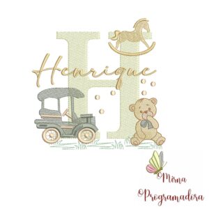 Matriz de Bordado Nome Henrique