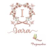 Matriz de Bordado Nome Iara