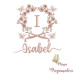 Matriz de Bordado Nome Isabel