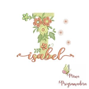 Matriz de Bordado - Nome Isabel